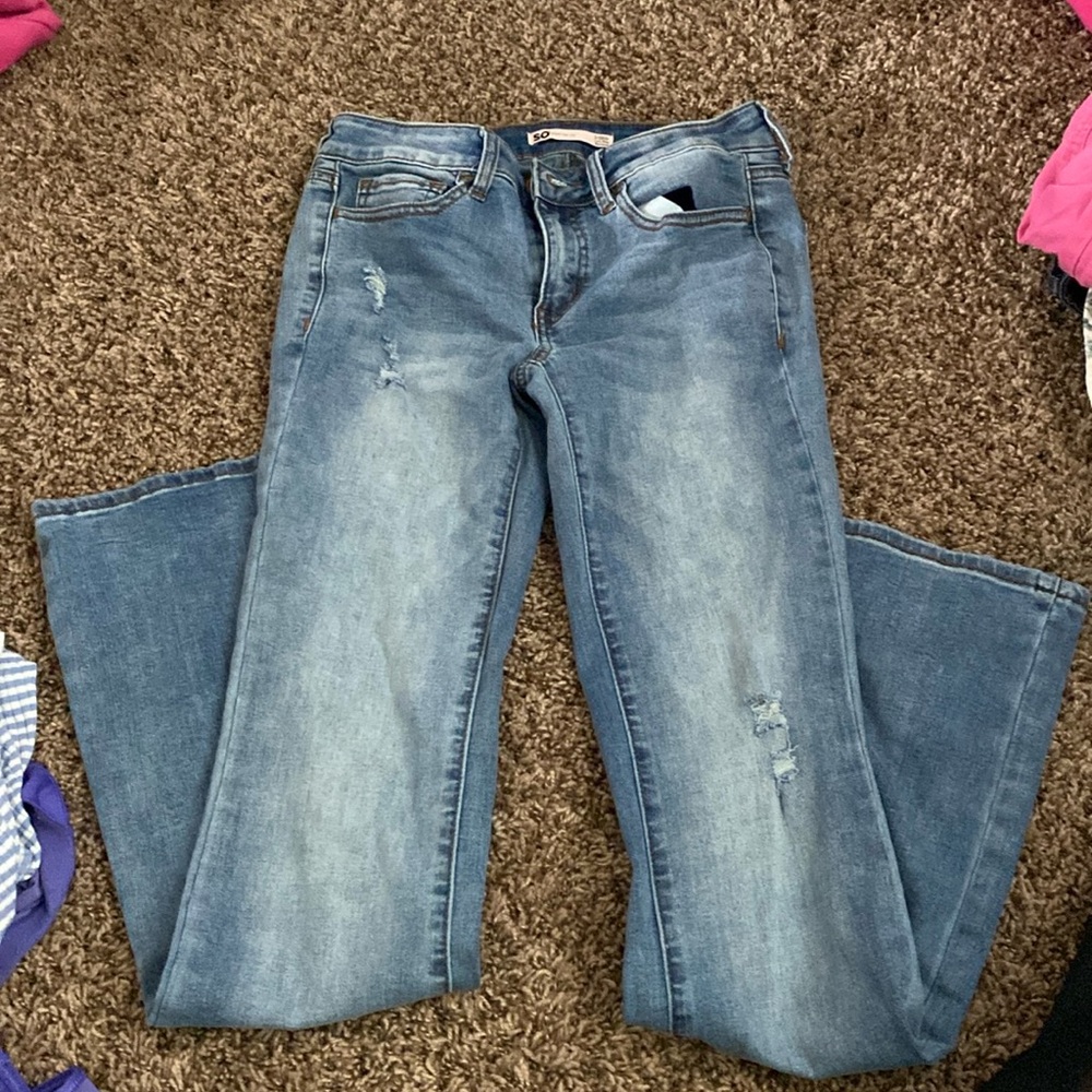Boot cut jeans